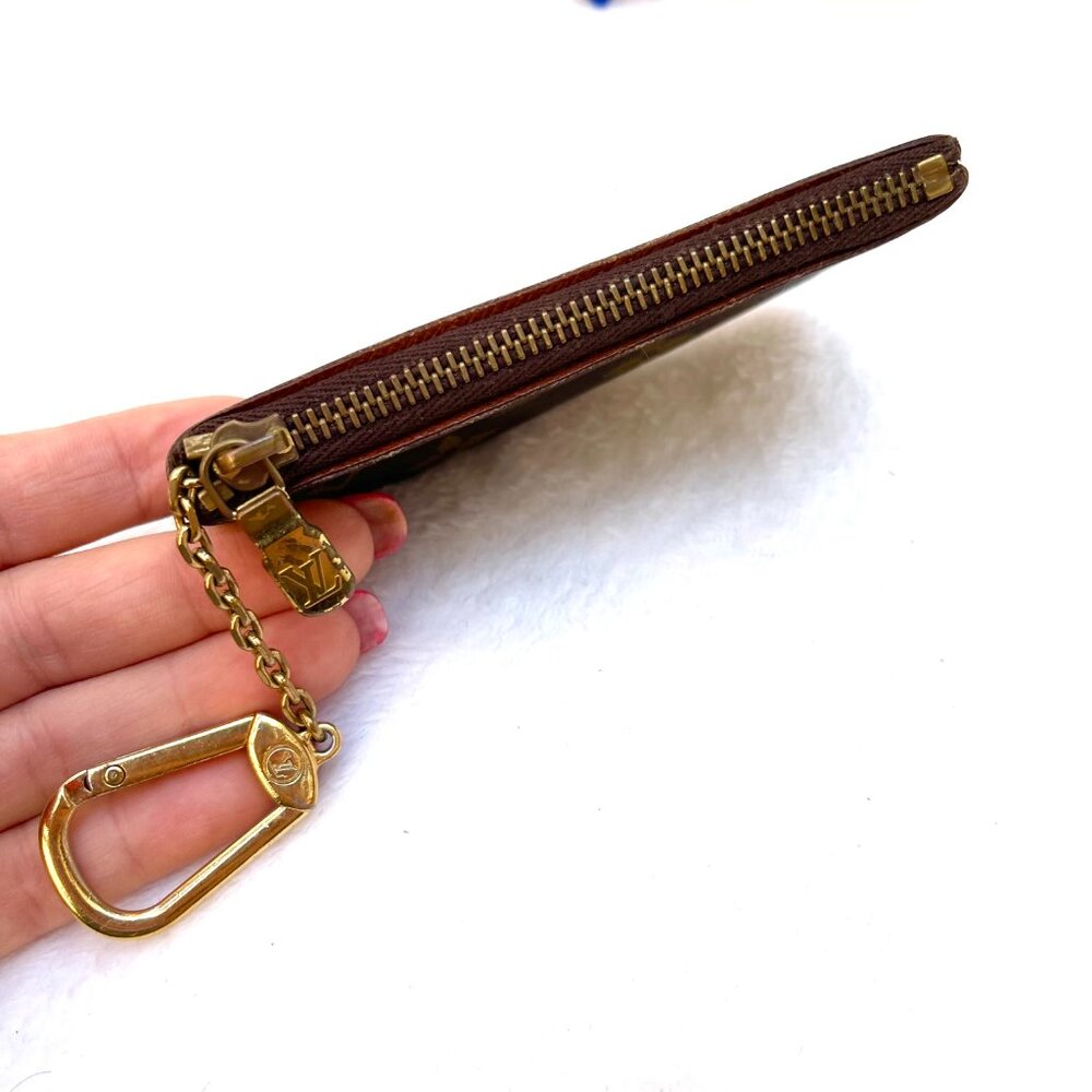 Louis Vuitton Monogram Pochette Clé ЕР3007 Coin & Key Case Z zgriffin58 - Picture 10 of 12
